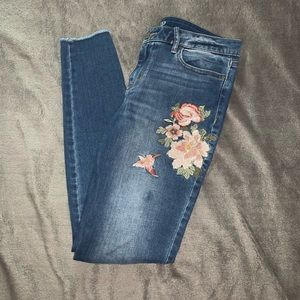 Floral Jeans